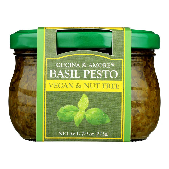 Basilic pesto végétalien et sans noix