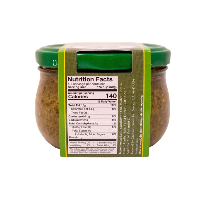 Basilic pesto végétalien et sans noix