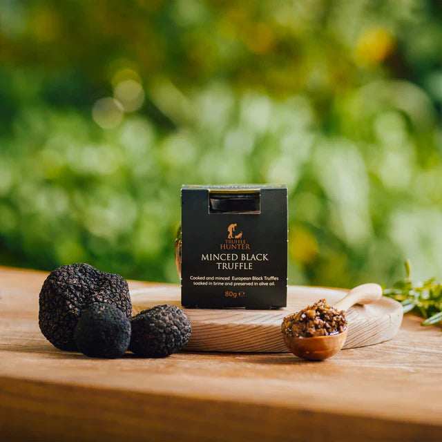 Truffe Noire Finement Hachée TruffleHunter | Minced Black Truffle in Olive Oil