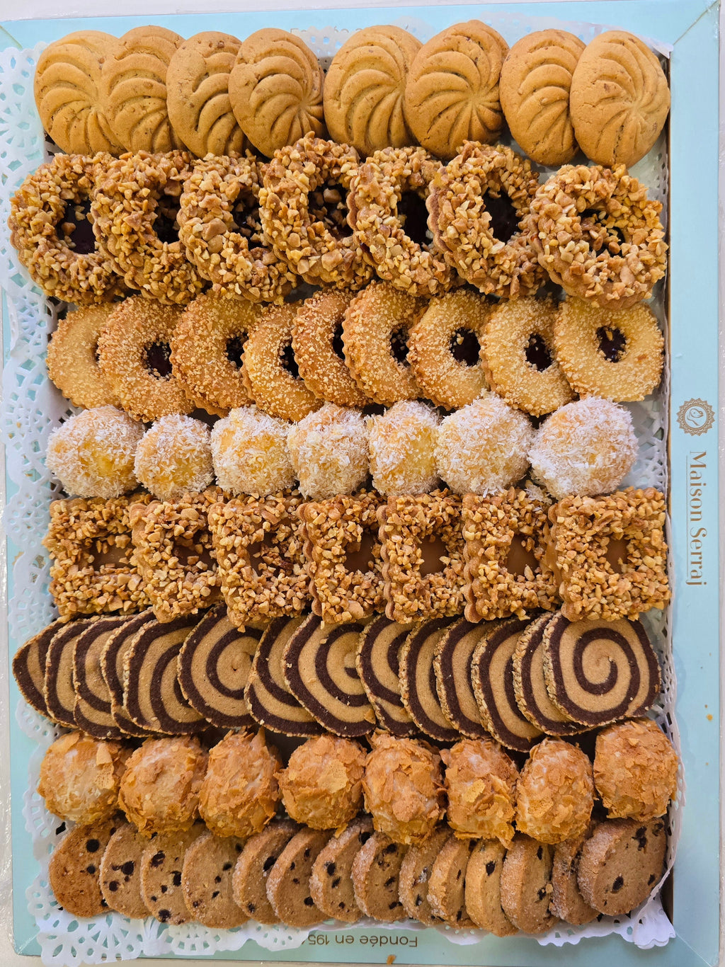 Assortiment de sablés marocains, Maison Serraj - 600g