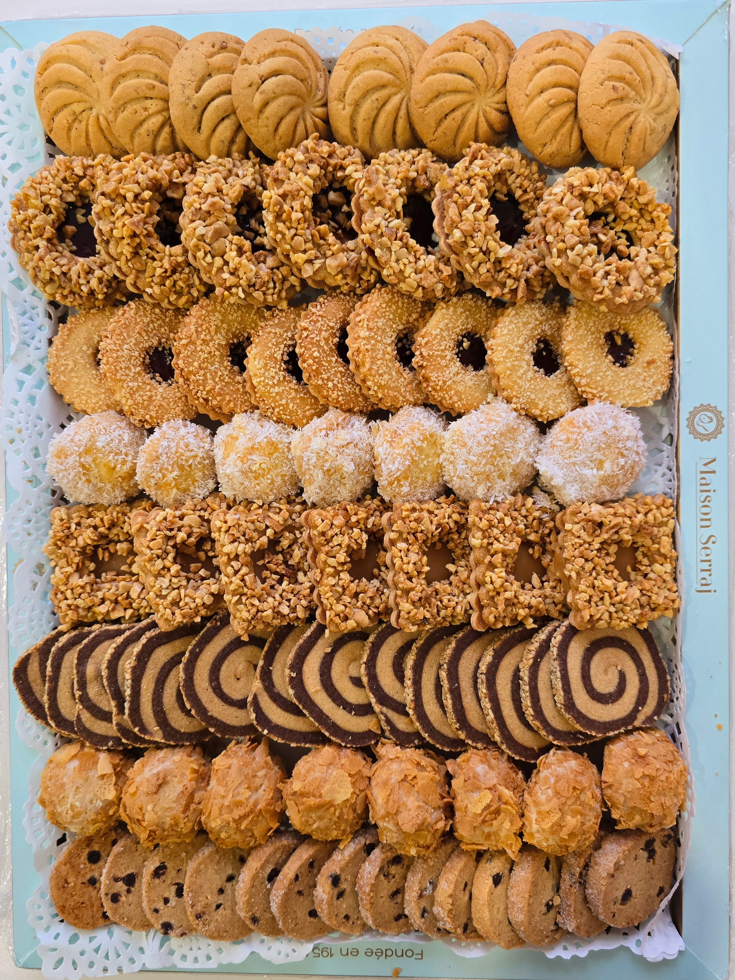 Assortiment de sablés marocains, Maison Serraj - 1,2kg