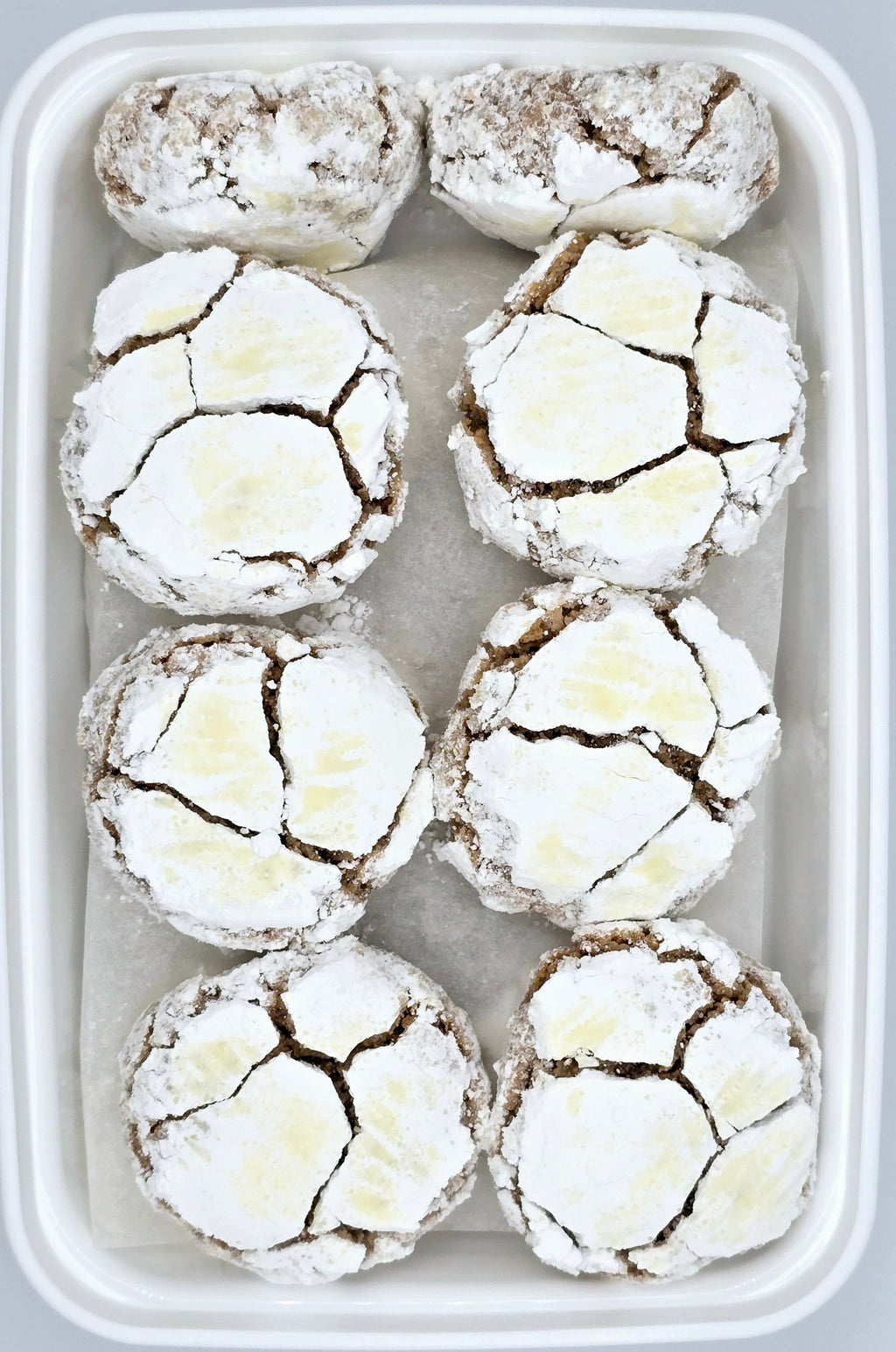 Ghouriba (Ghribat) aux noix et sucre glace, 12 pièces - Maison Serraj ≈ 250g
