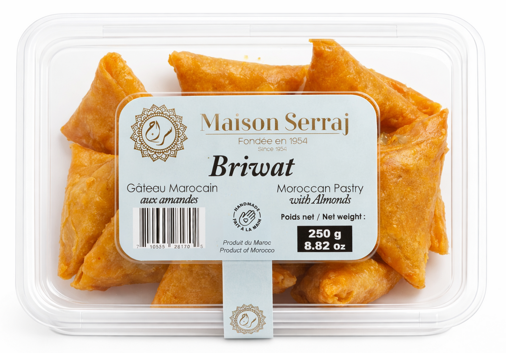 Briouat (Briwat) aux amandes 250g - Maison Serraj