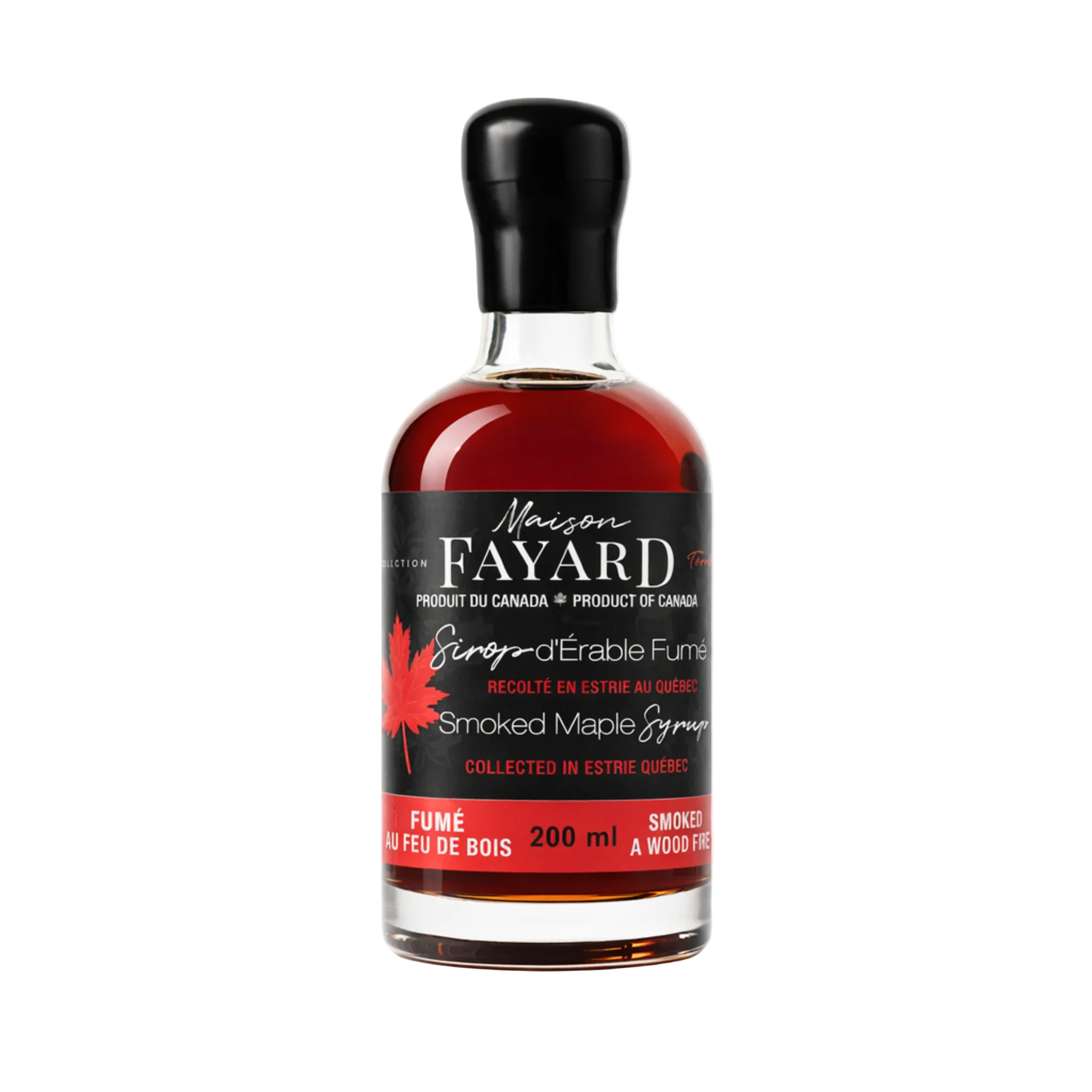 Sirop d’Érable Fumé au Feu de Bois