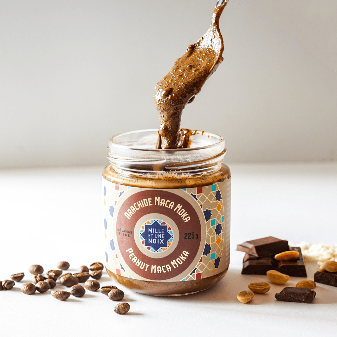 Beurre Arachide Maca Moka - Château Vert l'art du terroir