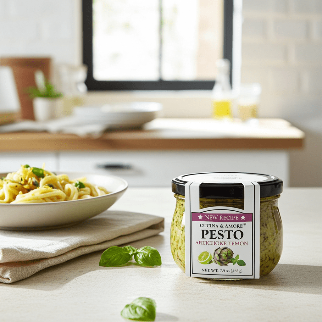 Pesto alla Firenze (Artichoke Lemon Pesto) - Château Vert l'art du terroir