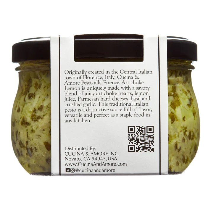 Pesto alla Firenze (Artichoke Lemon Pesto) - Château Vert l'art du terroir
