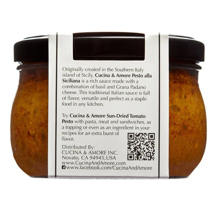 Pesto alla Siciliana (Pesto de tomates séchées au soleil) - Château Vert l'art du terroir