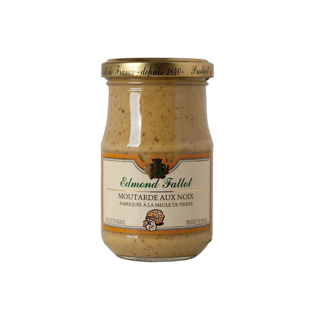 Edmond fallot-Moutarde de dijon au noix (Dijon Mustard with Walnuts) 210 ml
