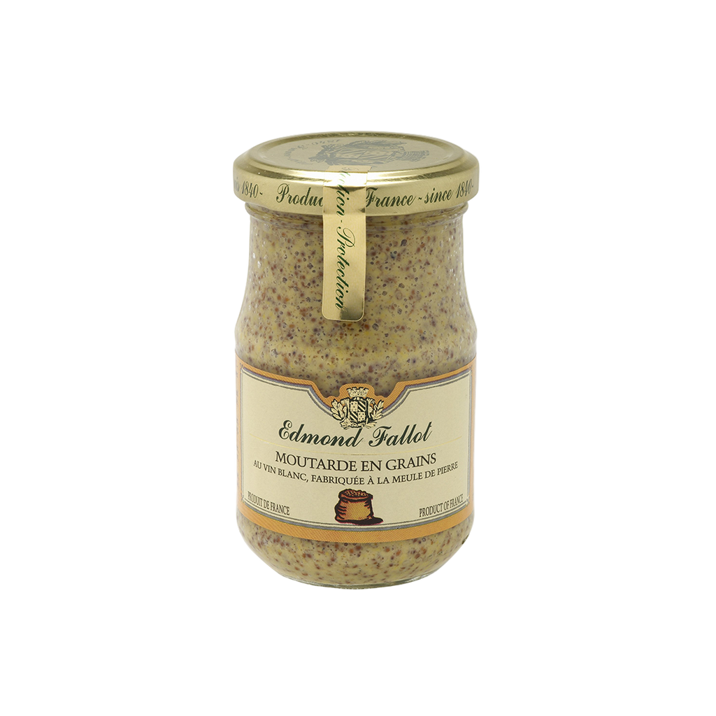Edmond fallot-Moutarde de dijon à l'ancienne (Dijon Old-Fashioned Mustard) 210 ml