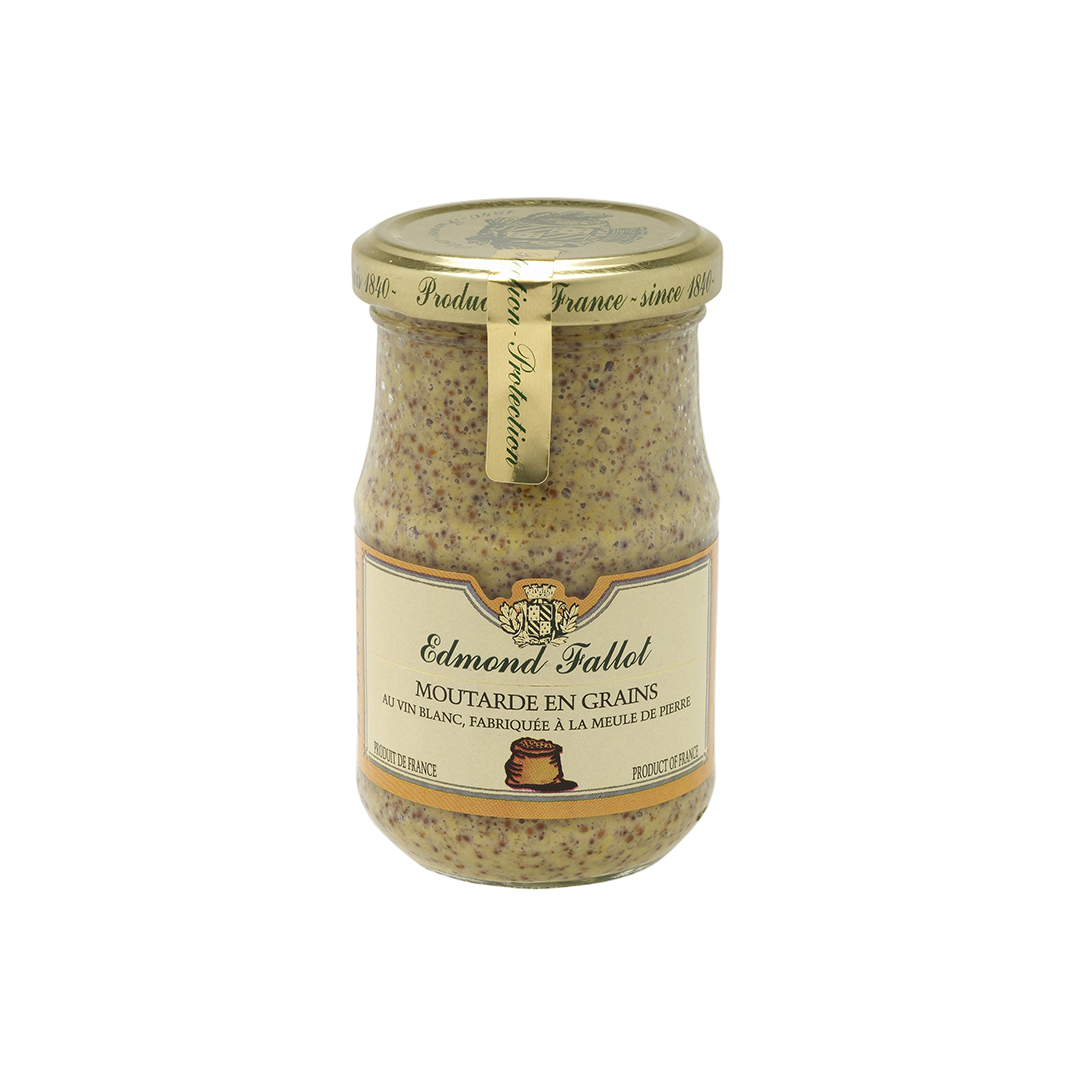 Edmond fallot-Moutarde de dijon à l'ancienne (Dijon Old-Fashioned Mustard) 210 ml