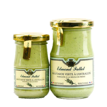 Edmond fallot-Moutarde verte à l'estragon (Green Mustard with Tarragon) 210 ml