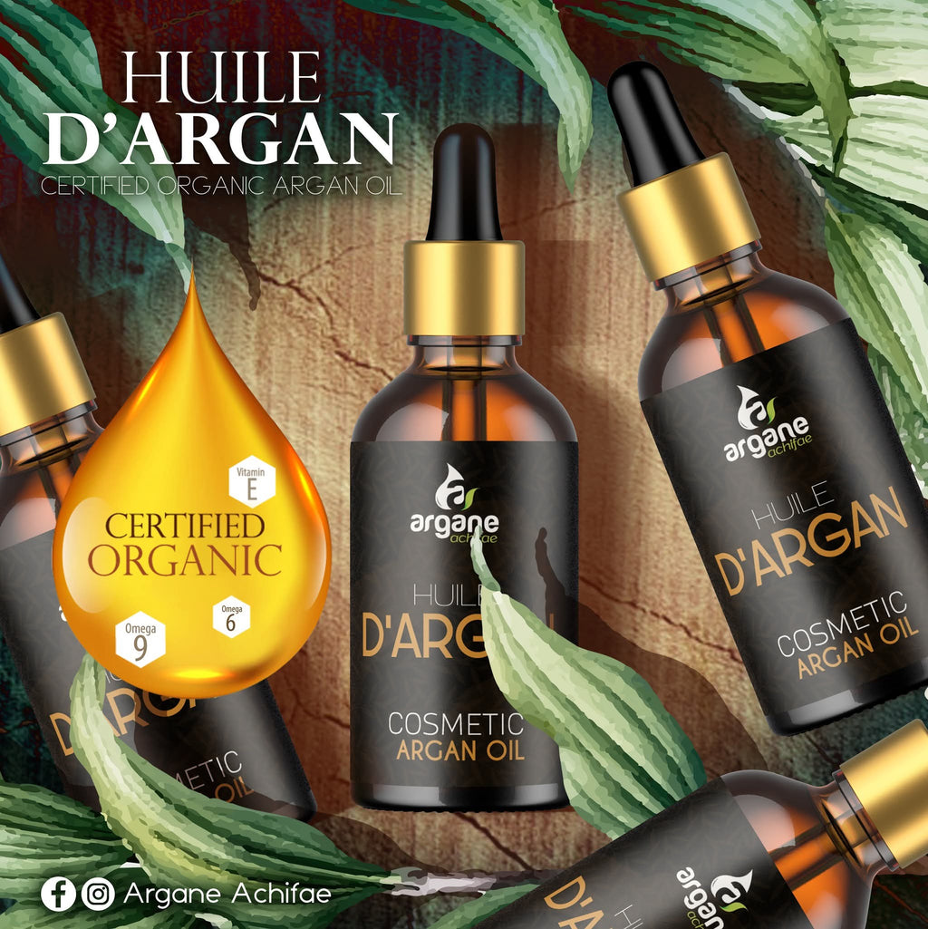 Argane Achifae-Huile d'argan cosmétique 100% pure biologique 50 ml
