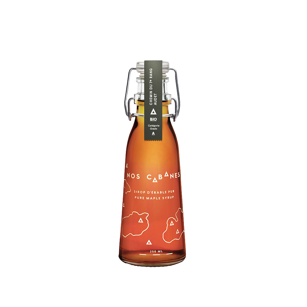 Sirop d'érable pur biologique - Chemin du 7ème rang Audet – Château Vert l'art du terroir