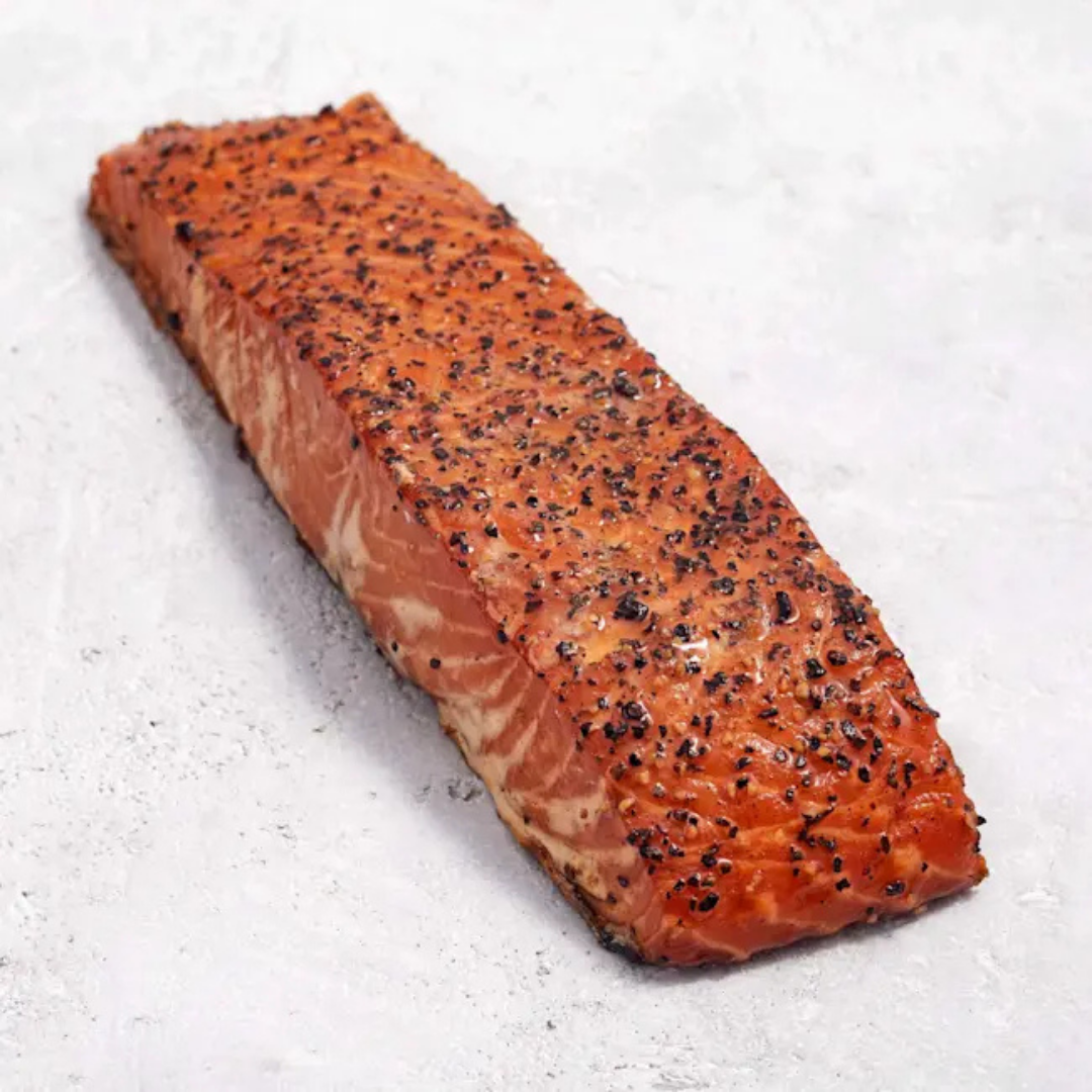 Saumon fumé poivré