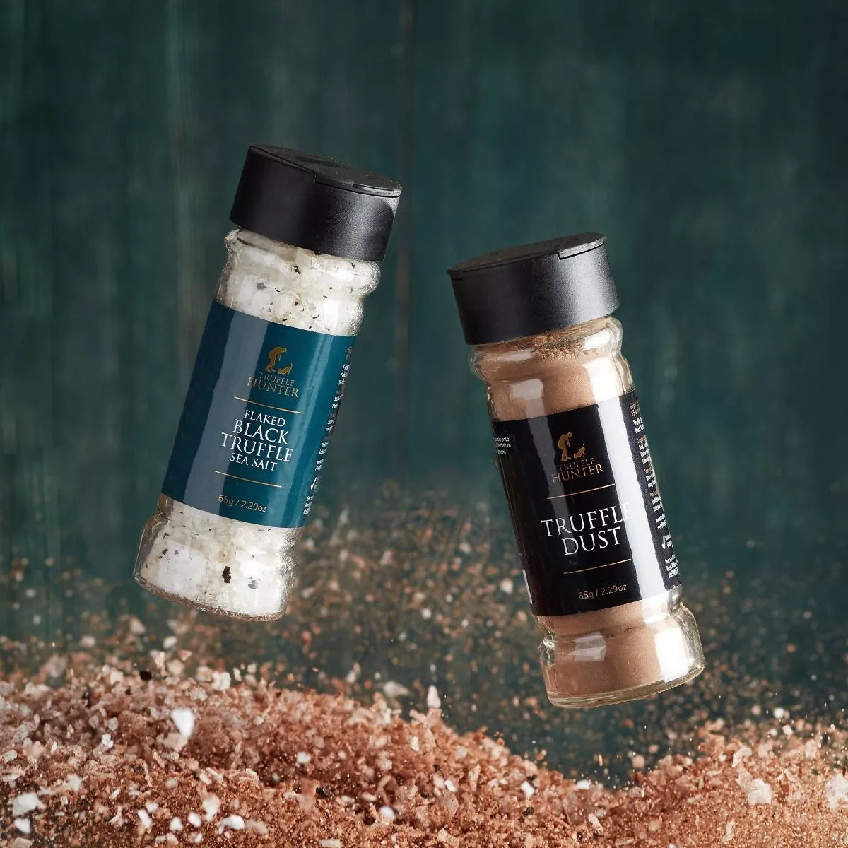 Truffle Seasoning Set - Gift Set - Truffle Dust Shaker & Sea Salt Shaker